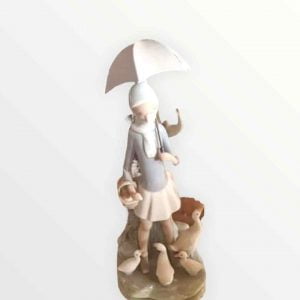 LLADRO GIRL WITH UMBRELLA