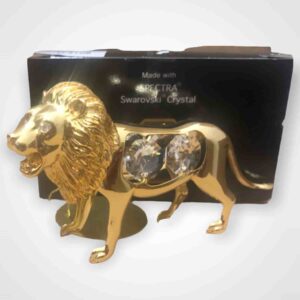ΕΠΙΧΡΥΣΟ ΛΙΟΝΤΑΡΙ ΜΕ ΚΡΥΣΤΑΛΛΑ SWAROVSKI