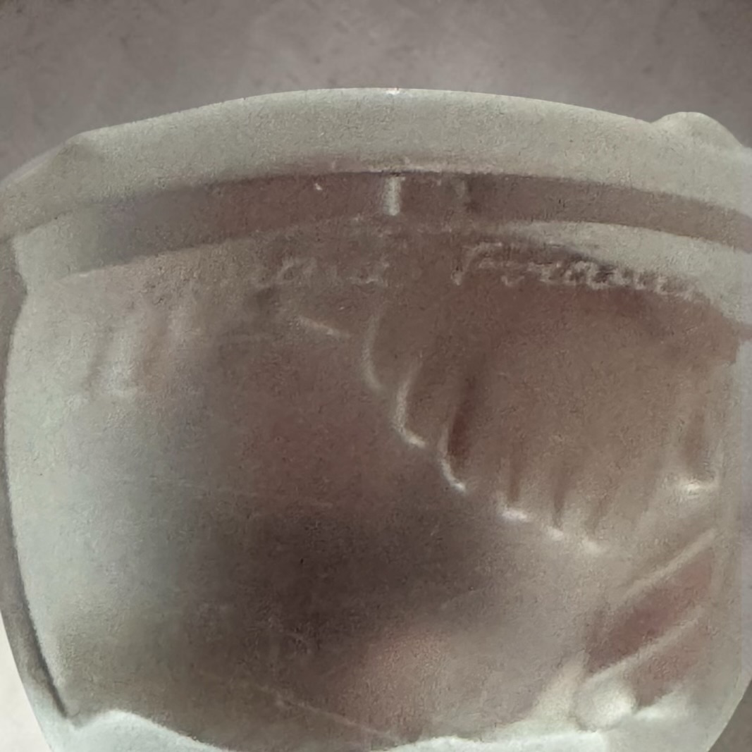 LALIQUE - SATIN CRYSTAL SPARROW “TILTED HEAD” - Image 4
